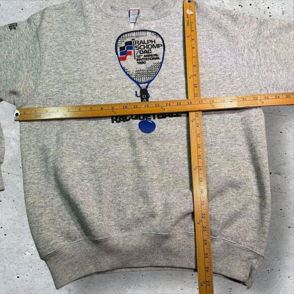 1990 Soffe Heavy Sweats XL Ralph Schomp DAC Racquetball Crewneck Sweatshirt USA - Picture 10 of 11